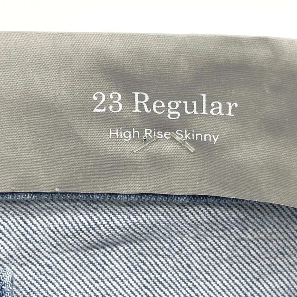 Everlane High Rise Skinny Jeans Womens 23 Stretch Minimalist Indie‎ Clean Girl